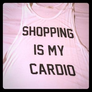 Shopping is my cardio tank 💪🏼