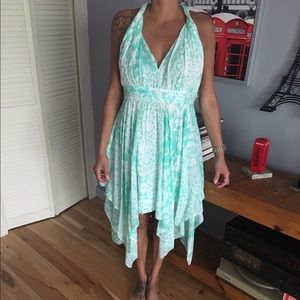 Guess super cute teal and white dress. Size 10