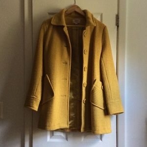 Mustard Yellow Coat size Medium