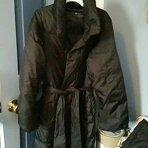 Gap down coat