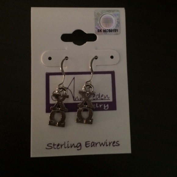 Chi omega earrings