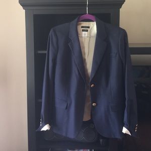 J. Crew Navy Schoolboy Blazer Size 10