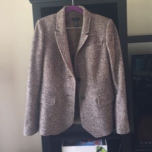 J. Crew Brown Tweed Blazer Size 10