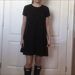 Zara Black TShirt Dress