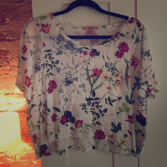Zara floral top.