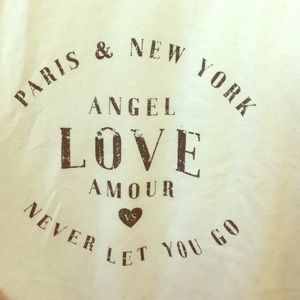 Victoria's Secret Pull-Over Sweatshirt in White