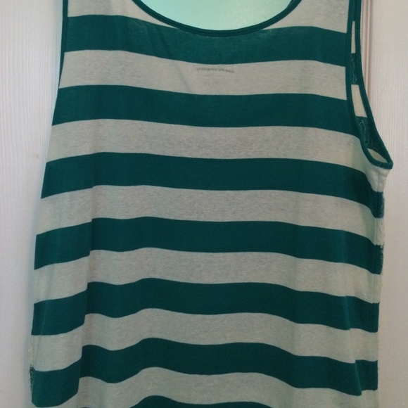 Green & Cream Sequin Knit Tank - Picture 4 of 4