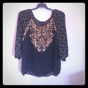 Gorgeous Silky Plus Size 18/20 Lane Bryant Top