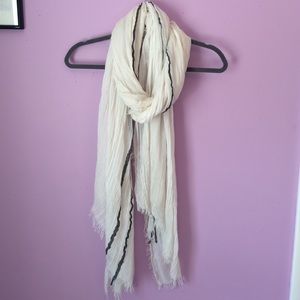 Sheer Striped Scarf
