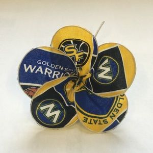 Golden State Warrior's Flower Hair Pick