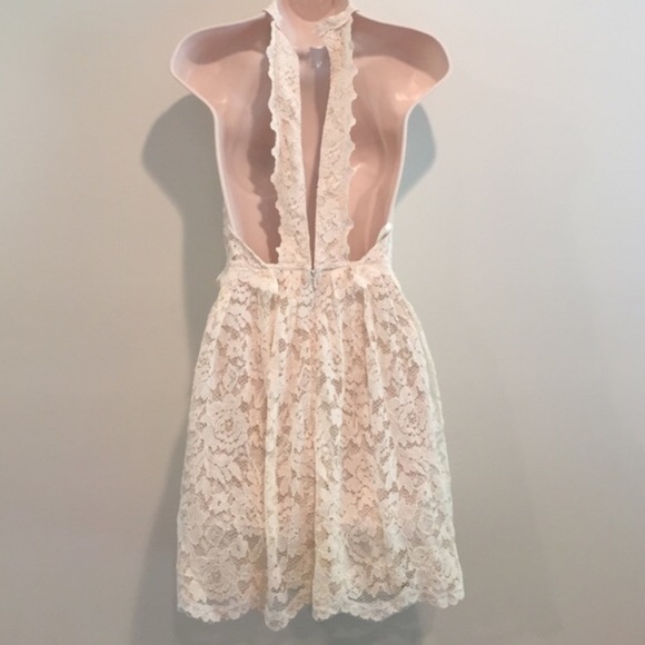 Free People Lost In A Dream Tiered Lace Dress 8 - Picture 4 of 4