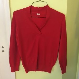 J. Crew Factory Cowl-Neck Cotton Sweater