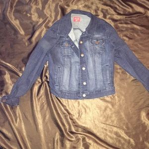 Bundle--Plus Size Dark Denim Jacket & Faux Fur vst