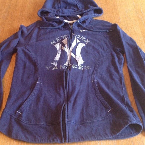 Nike Jackets & Blazers - Nike New York Yankees Zipper Hooded Jacket