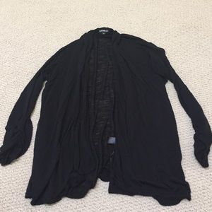 Black cardigan opened in the front from express!