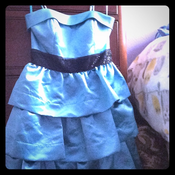 Blue Bubble Dress