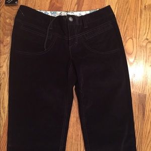 Athleta Black corduroy dipper pants 8p