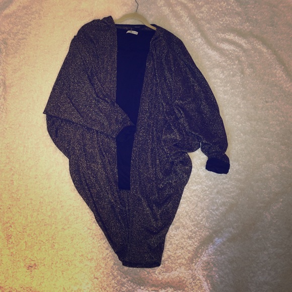 Black and gold sweater