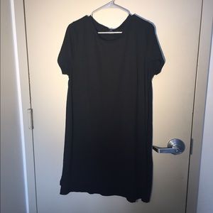 Black t-shirt dress