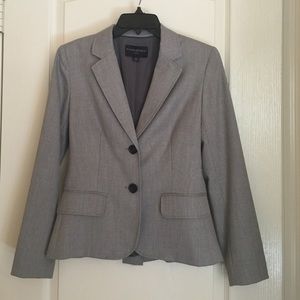 Banana Republic size 4 petite gray blazer.