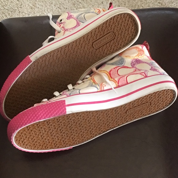 Coach Shoes Coach Hightop Sneakers Poshmark