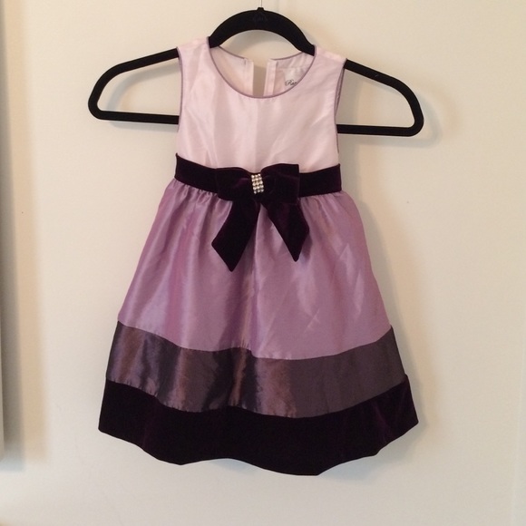 Other - Shades of Plum Christmas Dress with Velvet