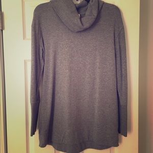Grey cowl neck tunic