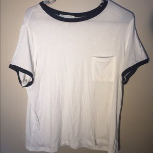Black and White Forever 21 plus shirt