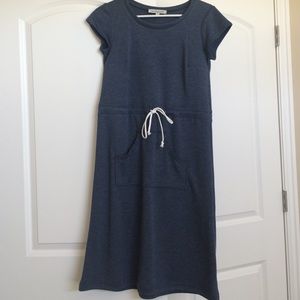 Heathered navy dress