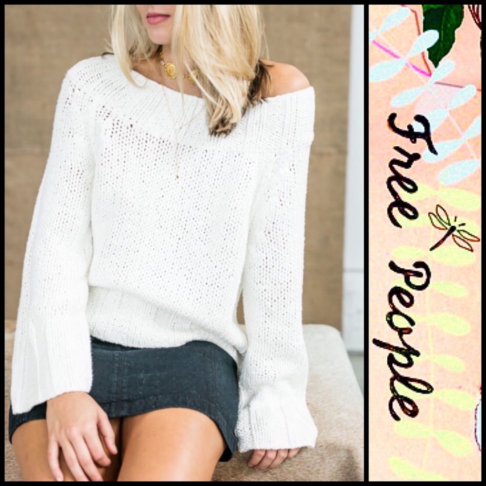 ❌SOLD❌❗1-HOUR SALE❗FREE PEOPLE Sweater Pullover - Picture 2 of 7
