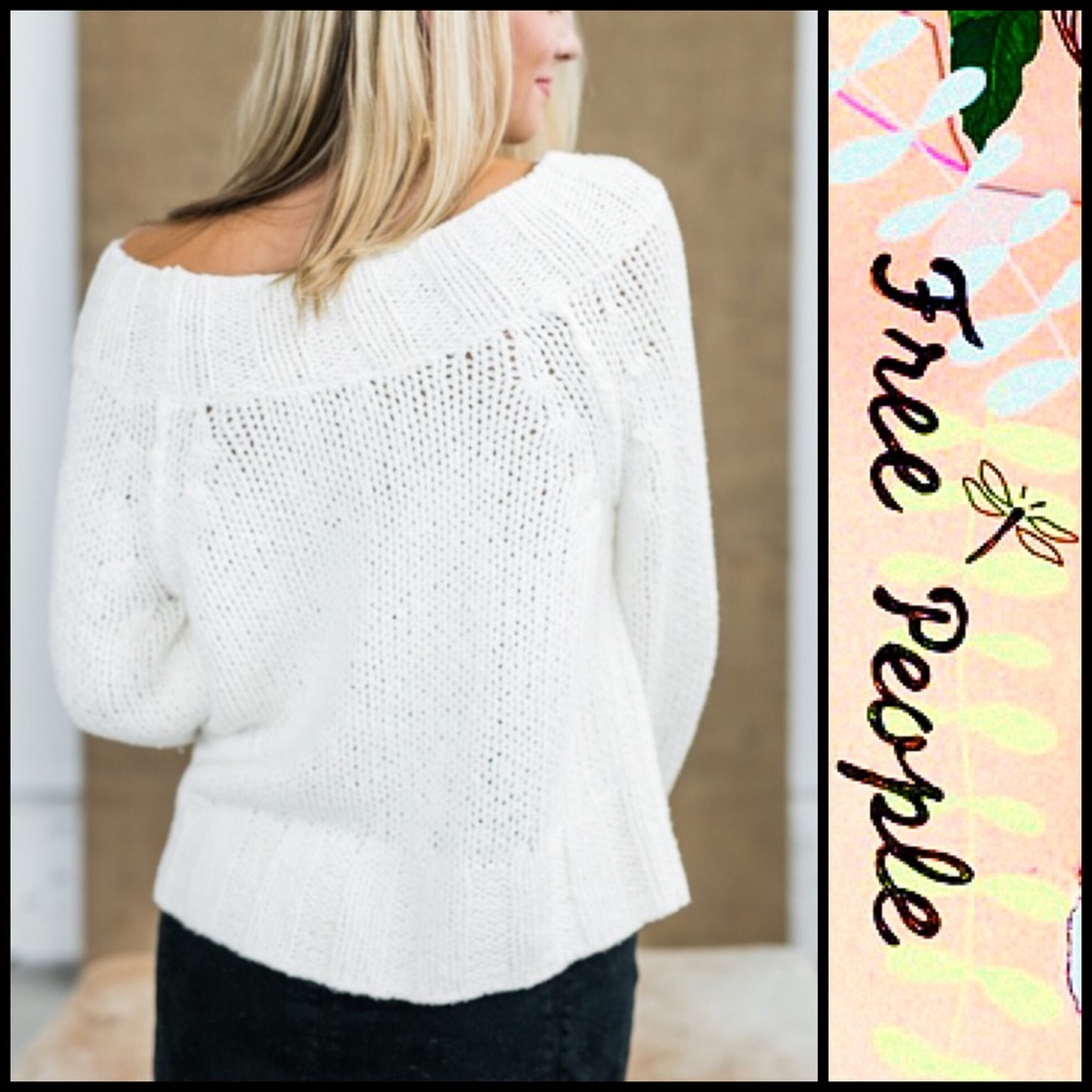 ❌SOLD❌❗1-HOUR SALE❗FREE PEOPLE Sweater Pullover - Picture 3 of 7