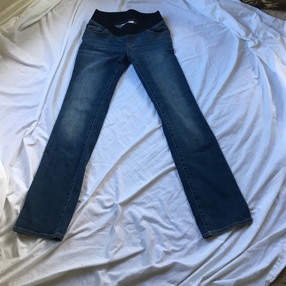 Liz Lange Maternity boot cut stretch jeans - Picture 1 of 3