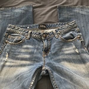 Express boot cut jeans