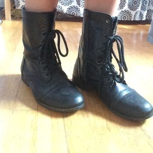 Madden Girl Trixie Combat Boot