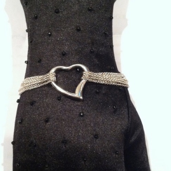 🤍7.5" Sterling 4-Strand Open Heart Bracelet - Picture 2 of 4