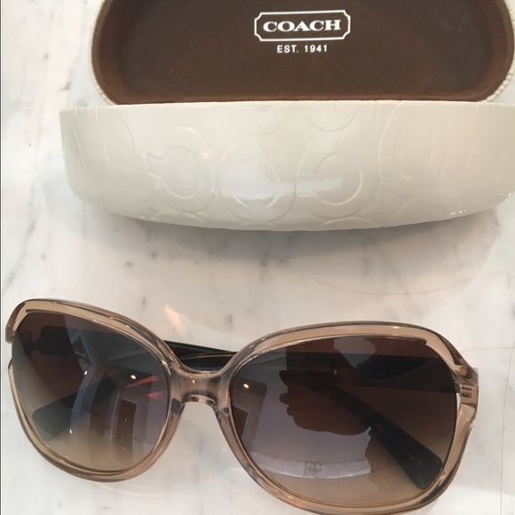 Coach Brown Crystal / Dark Tortoise sunglasses