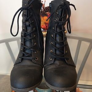 Black Heeled Booties