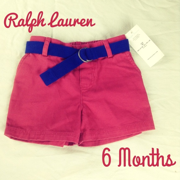 NWT Ralph Lauren Red Boy's Shorts