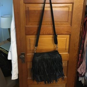 Deux lux crossbody fringe purse