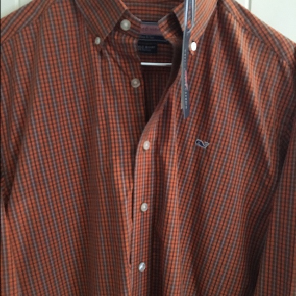 Vineyard Vines whale button down shirt