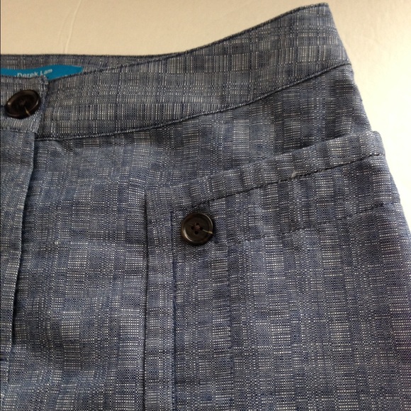 Derek Lam Design Nation pleated blue denim skirt - Picture 2 of 4