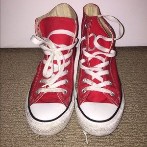 High Top Red Converse