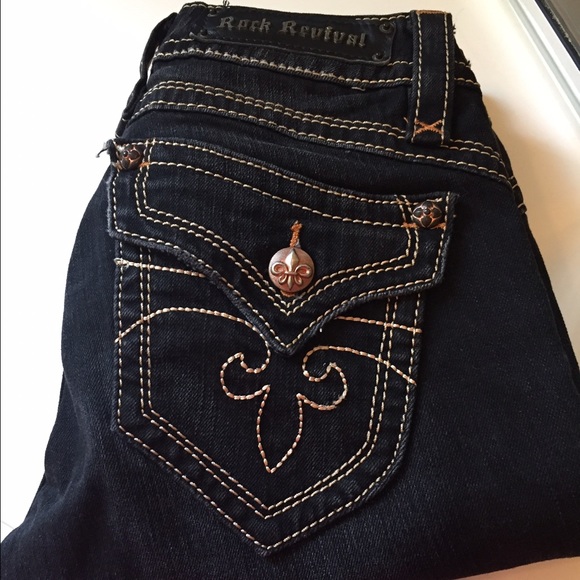Dark Rock Revival Jeans Sz 28