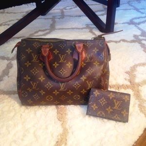 FIRM Louis Vuitton Monogram Speedy 30 & Wallet