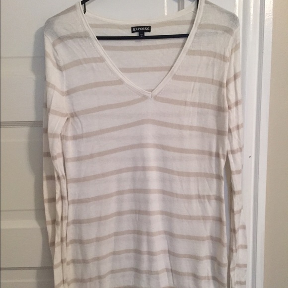 Express striped sweater size small