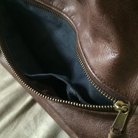 Anna Corinna Dark Brown Leather Tote - Picture 3 of 4