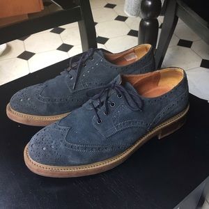 TOPMAN Suede Oxfords Mens Size 11.5