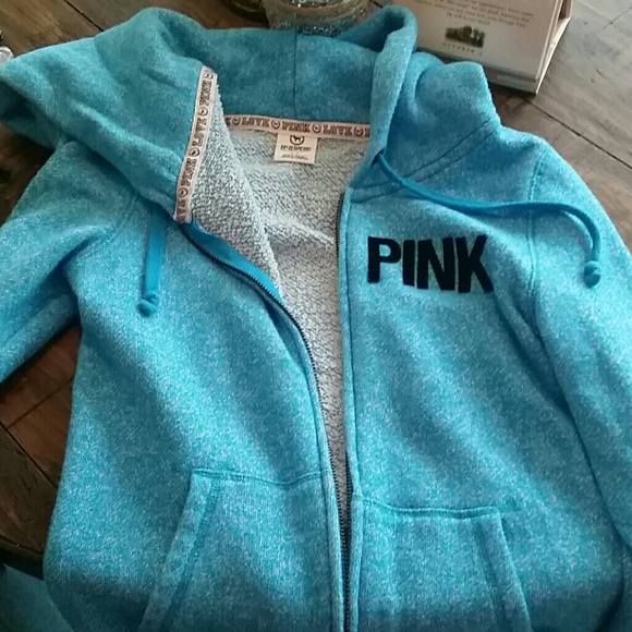 Turquoise PINK hoodie