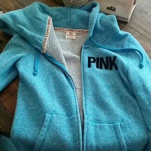 Turquoise PINK hoodie