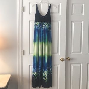 Sangria tie dye gown/prom dress